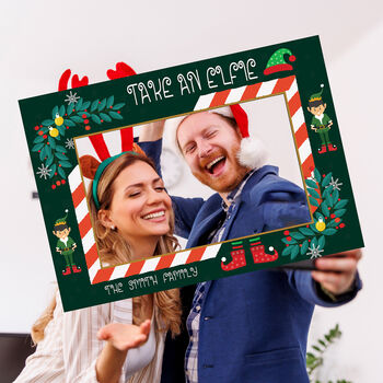 Take An Elfie Christmas Selfie Frame, 2 of 4