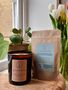 Pure Clary Sage Lime Candle And Bath Salts Gift Set, thumbnail 1 of 5
