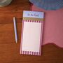 To Do List Pad | Berry Stripe, thumbnail 1 of 4