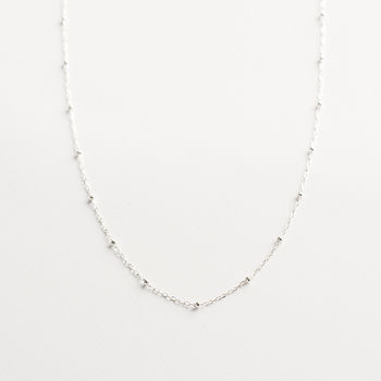 necklace chain silver delicate sterling notonthehighstreet jewellery