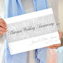 Personalised Platinum Wedding Anniversary Guestbook, thumbnail 1 of 6