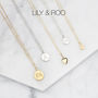Solid Gold Interlinking Love Link Necklace, thumbnail 5 of 5