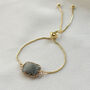18k Gold Labradorite Slider Bracelet, thumbnail 1 of 2