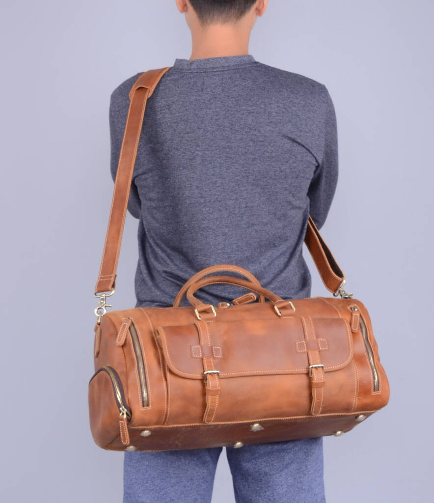 Leather Boot Bag By EAZO