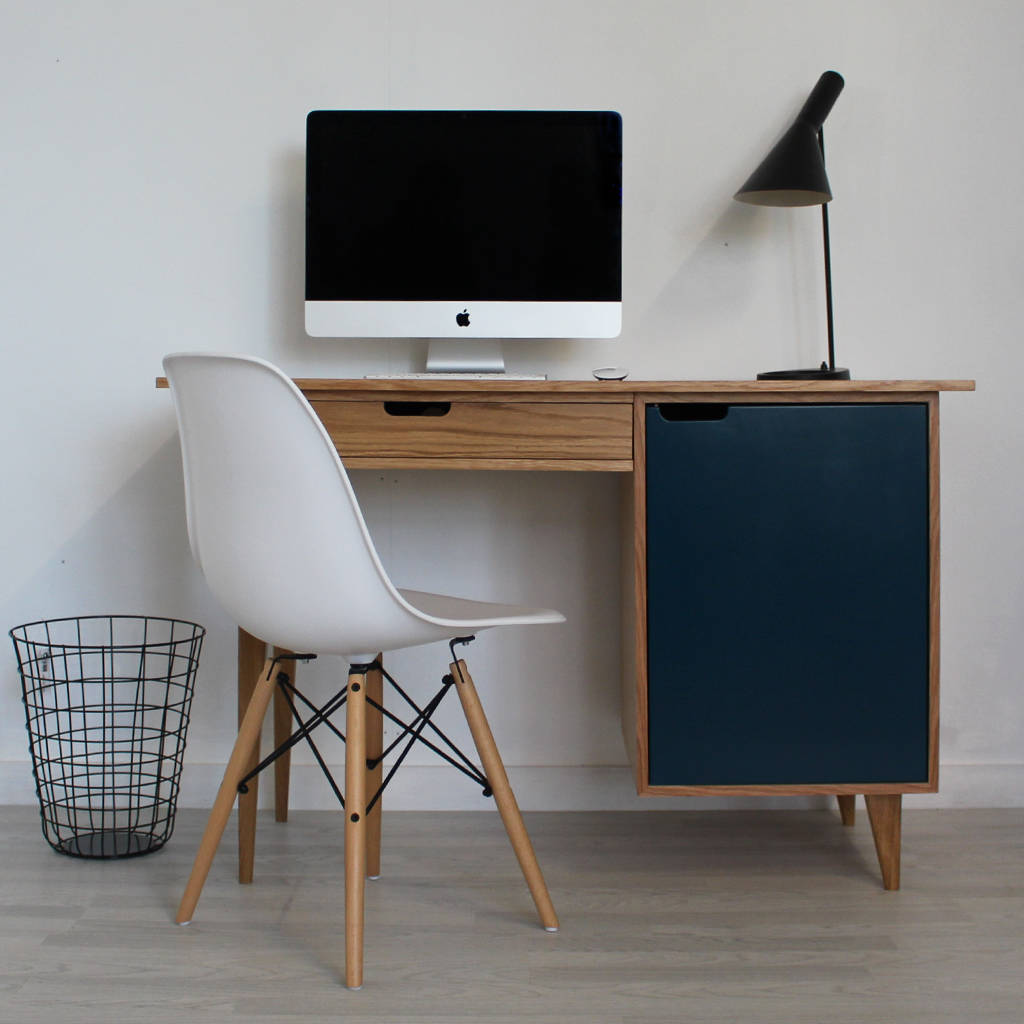 Holland Handmade Oak Desk By Circle Line Notonthehighstreet Com