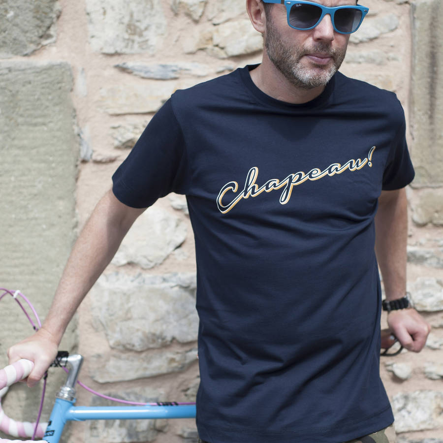 cycling logo t shirt