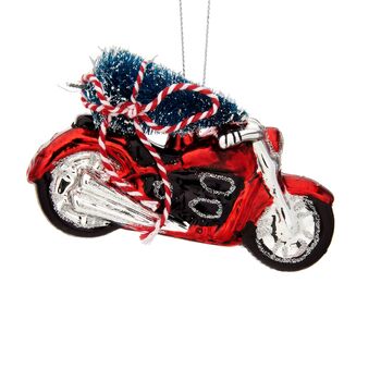Motorbike With Christmas Tree Bauble, 5 of 5