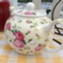 Two Cup Teapot In Rose Design, thumbnail 5 of 7