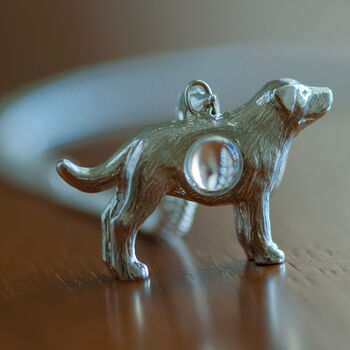 Personalised Dog Hidden Photo Necklace In Sterling Silver, 2 of 10