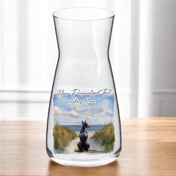 Personalised Doberman Dog Beach Walk Collection, 6 of 8