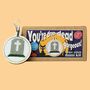 'You're Drop Dead Gorgeous' Halloween Mini Matchbox Cross Stitch Kit, thumbnail 1 of 3
