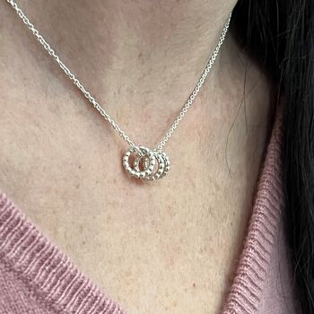 30th Birthday Circle Necklace, 2 of 3