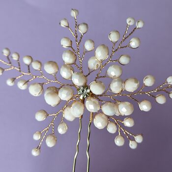 Handmade Crystal Bridal Hair Pin, 5 of 10