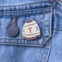Custom Initial Sweater Enamel Pin – Personalised, thumbnail 3 of 4