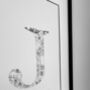 'Letter J' Linear Illustration Print, thumbnail 7 of 7