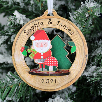 Personalised Make Your Own Santa 3D Decoration Kit, 2 of 4