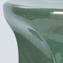 Stoneware Stool In Emerald, thumbnail 4 of 4