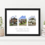 Three Photo Personalised Print With Framing Available, thumbnail 8 of 9