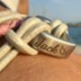 Woman's Personalised Urn Metallic Pink Wrap Remembrance Bracelet For Ashes, thumbnail 7 of 12