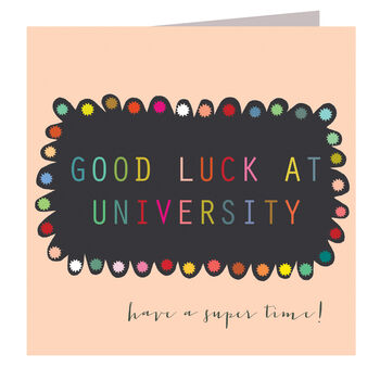 University Good Luck Card, 2 of 4