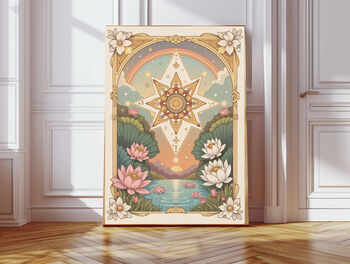 Star Tarot Card Cestrial Art Print, 2 of 3