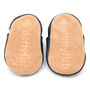Dotty Fish Fire Engine Soft Leather Baby Shoes With Barefoot Soles, thumbnail 7 of 8