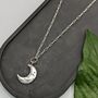 Maxi Lunar Sterling Silver Necklace, thumbnail 2 of 2