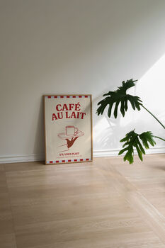 Cafe Au Lait Unframed Art Print, 4 of 4