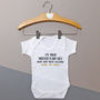 Personalised I'm Your Mother's Day Gift Baby Vest, thumbnail 1 of 2