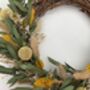 Small Dried Flower Spring Time Wreath, thumbnail 3 of 5