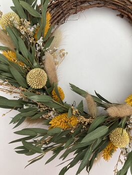 Small Dried Flower Spring Time Wreath, 3 of 5