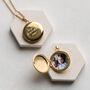 Personalised Engraved Message Locket With Photo, thumbnail 1 of 11