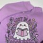 Lost In A Good Book Embroidered Sweatshirt, thumbnail 4 of 5