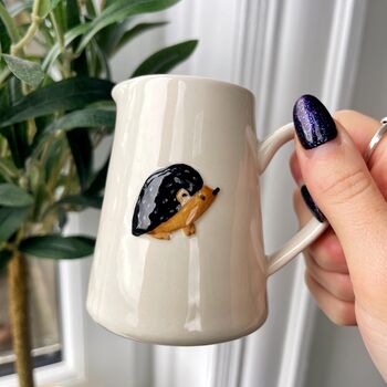 Ceramic Milk Jug With Embossed Hedgehog Design, 3 of 6