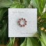 Poppy Red Flowers Wreath Brooch, thumbnail 3 of 4