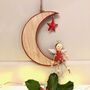 Personalised Wooden Moon Decorations, thumbnail 1 of 3