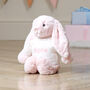 Personalised Pale Pink Bashful Bunny Soft Toy, thumbnail 2 of 7