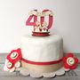 Personalised 40th Anniversary Cake Topper, thumbnail 3 of 7