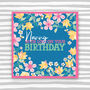 Nanny With Love Birthday Card, thumbnail 1 of 4