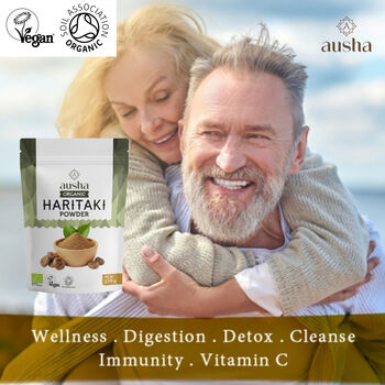 Ausha Organic Haritaki Powder 100g For Constipation Relief UK Certified Organic By Soil Association, 10 of 12