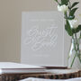 Personalised Simple Wooden Wedding Guestbook, thumbnail 4 of 5