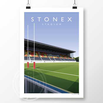 Stonex Stadium Saracens Rugby Poster, 2 of 6