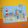 Norfolk Landmarks Tea Towel, thumbnail 3 of 5