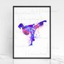 Personalised Martial Arts Print, thumbnail 3 of 7