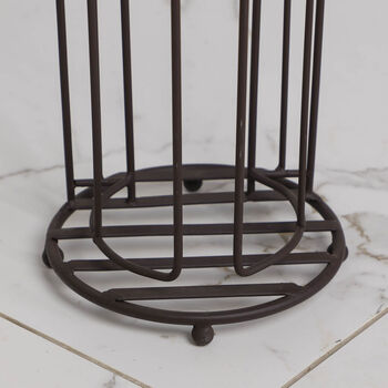 Heart Cast Iron Toilet Roll Holder Store, 6 of 6
