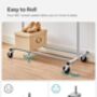 Clothes Rack On Wheels Extendable Hanging Rail, thumbnail 8 of 12