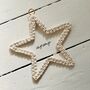 Handmade Macrame Star Wall Hanging, Nursery Wall Decor, thumbnail 3 of 4