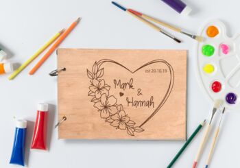 Personalised Wooden Sketchbook Bee, 9 of 9