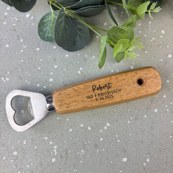 Welsh Wedding Favour Bottle Opener, 4 of 7