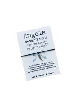 Angel Wing Wish Bracelet | Angels Never Leave Gift, 4 of 7